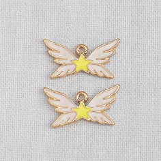 마법소녀 날개 싱글고리 팬던트 키링재료 귀걸이부자재 P-SS-0394