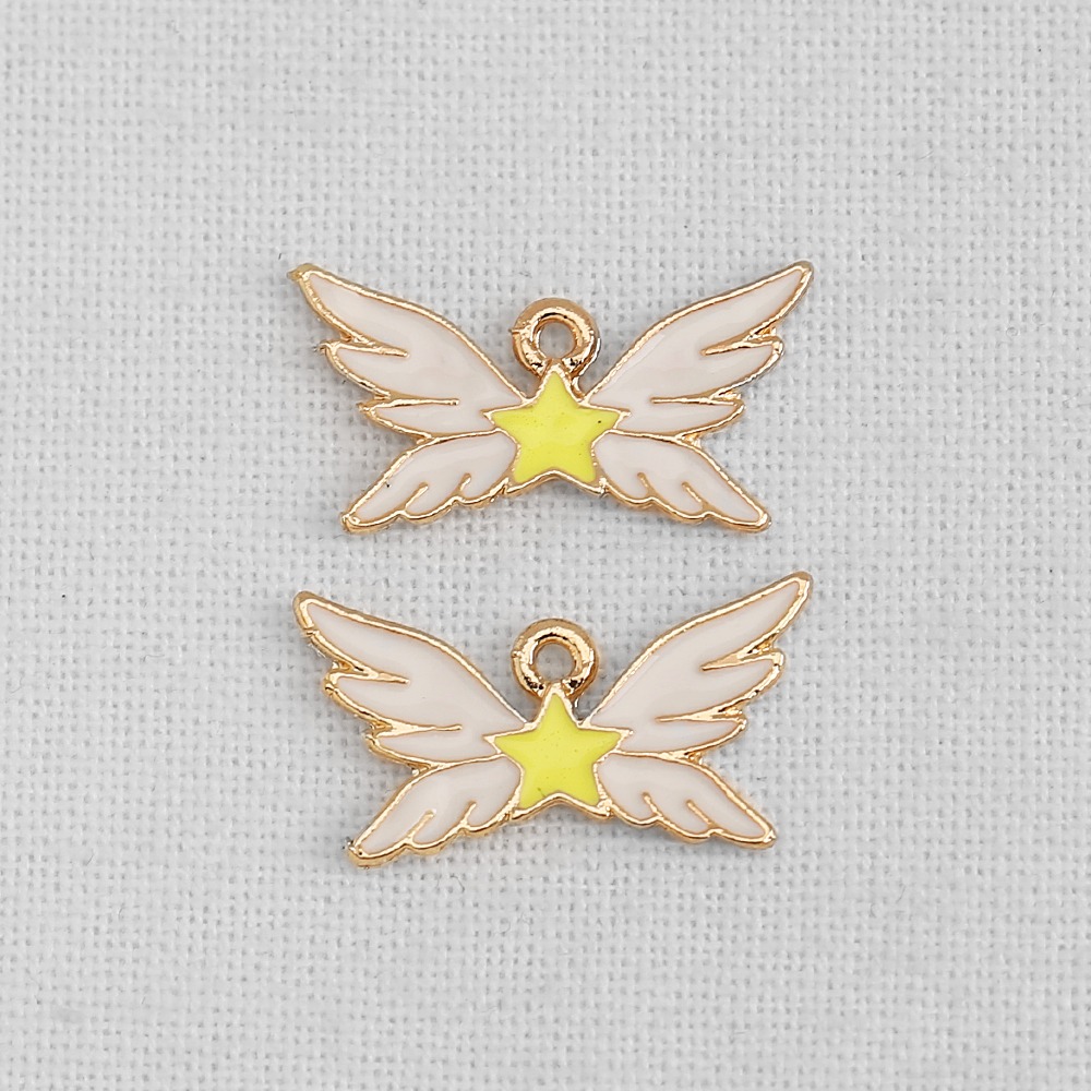 마법소녀 날개 싱글고리 팬던트 키링재료 귀걸이부자재 P-SS-0394
