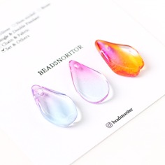 싱글 팬던트 키링 프리즘 그라데이션 꽃잎 부자재 귀걸이 재료 P-SS-0739